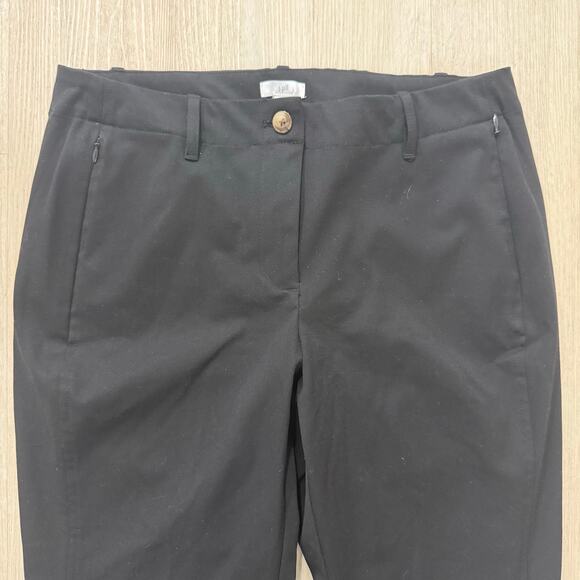 NWT J.Jill Bi Stretch Boot Cut Trouser Pants Business Casual Black Size 10P - Picture 2 of 8